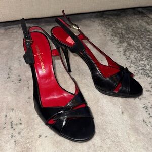 Georgina Goodman Elegant Black and Red Heels